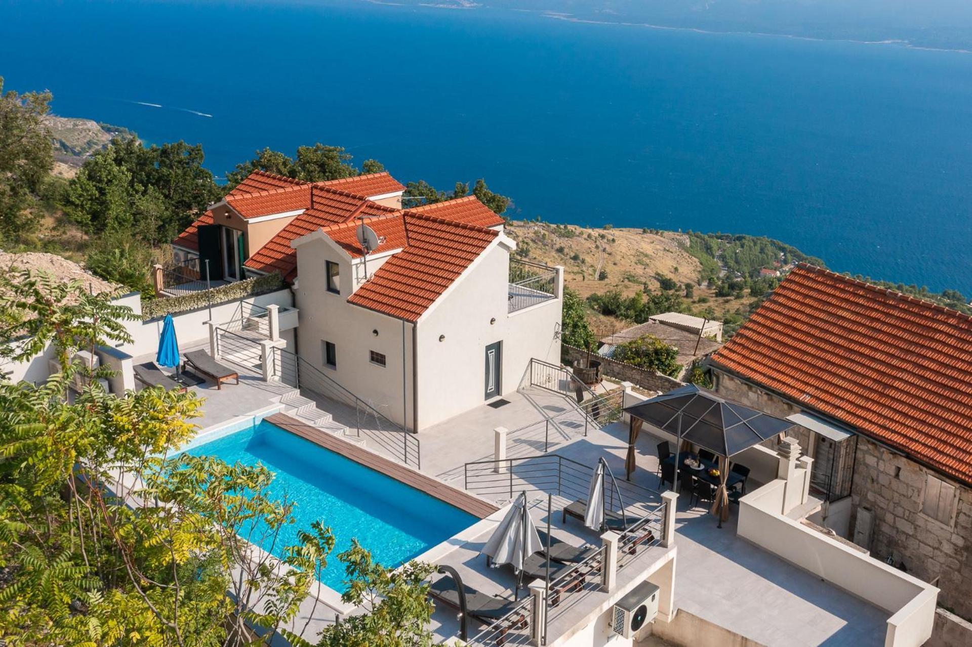 Xxl Villa Vista - Heated Pool Lokva Rogoznica Exteriör bild