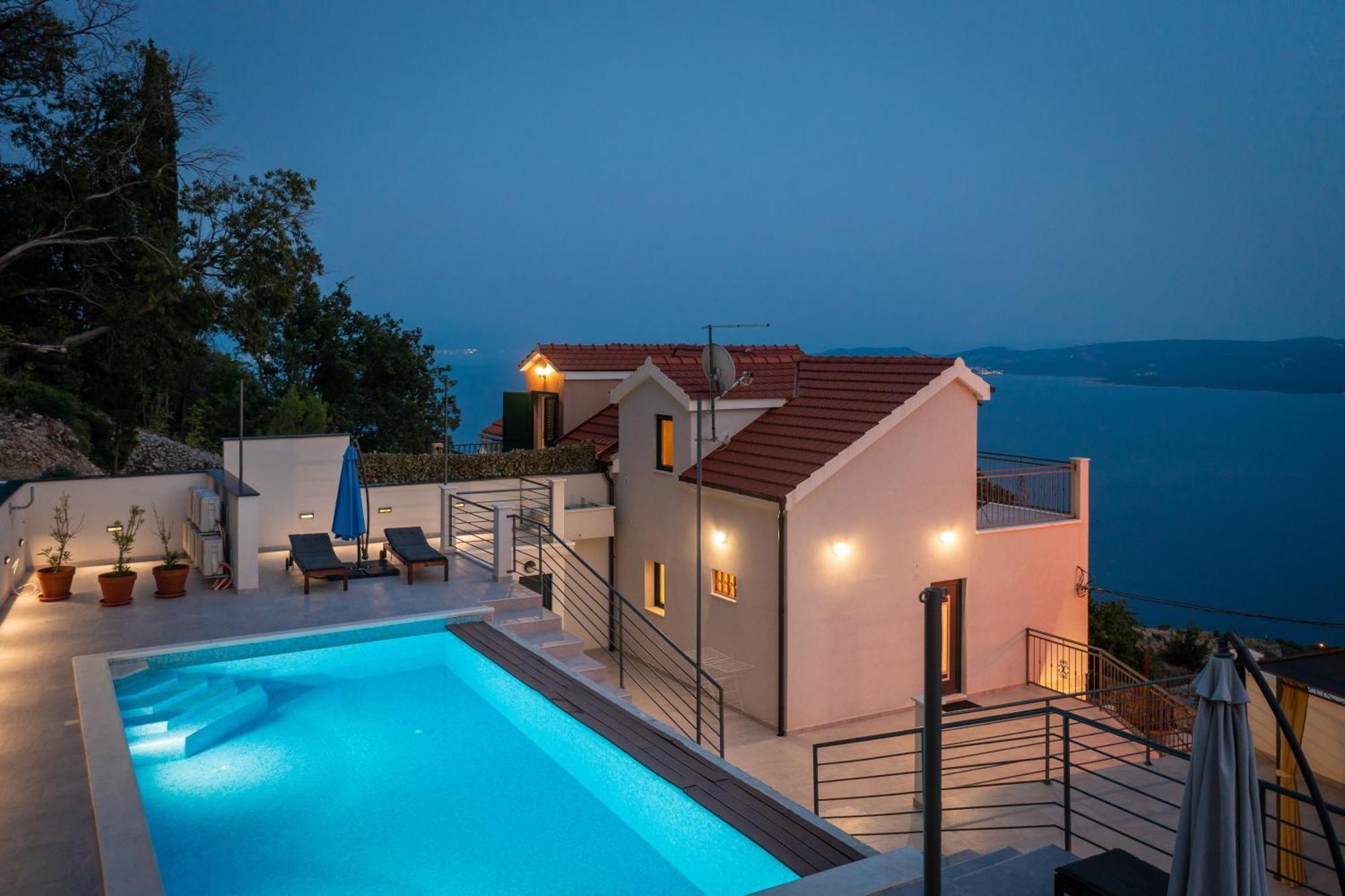 Xxl Villa Vista - Heated Pool Lokva Rogoznica Exteriör bild